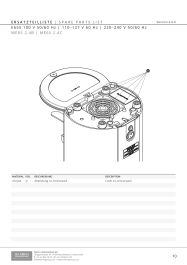 COMPLEMENTOS E65S 220V. 50Hz.
